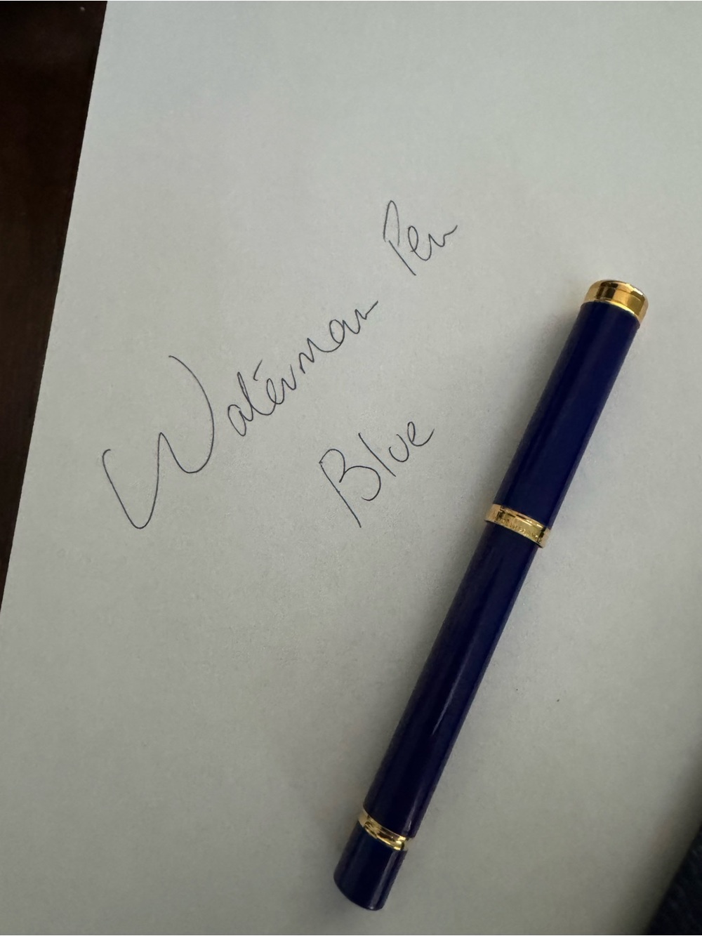 Waterman Lady Charlotte Mini Rollerball Pen Blue w/ Case